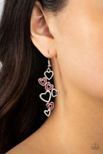 Load image into Gallery viewer, Earrings Sweetheart Serenade - Red VDAY V134