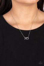 Load image into Gallery viewer, Necklaces Hugs and Kisses - Silver VDay V120
