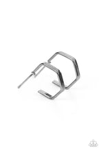 Load image into Gallery viewer, Earrings Haute Hexagons - Black S109