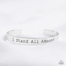 Load image into Gallery viewer, Bracelets I Stand All Amazed - Silver Inspirational B2195