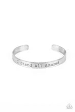 Load image into Gallery viewer, Bracelets I Stand All Amazed - Silver Inspirational B2195