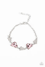 Load image into Gallery viewer, Bracelet Cluelessly Crushing - Pink Vday V203