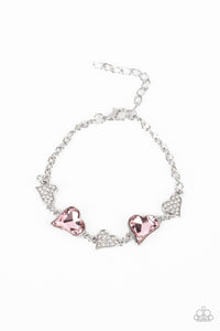 Bracelet Cluelessly Crushing - Pink Vday V203