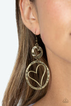 Load image into Gallery viewer, Earrings Enchanting Echo - Brass E176