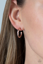 Load image into Gallery viewer, Earrings Triumphantly Textured - Rose Gold MINI S106