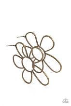 Load image into Gallery viewer, Earrings Rustic Rarity - Brass E554