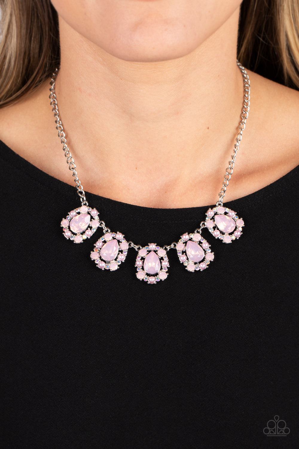 Necklaces Pearly Pond - Pink N2331