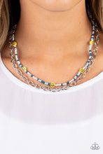 Load image into Gallery viewer, Necklace Happy Looks Good on You - Blue B2275