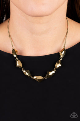 Necklaces Raw Rapture - Brass N114