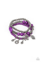 Load image into Gallery viewer, Bracelets Individual Inflorescence - Purple B2076