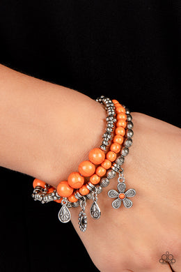 Bracelet Individual Inflorescence - Orange B056