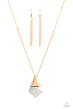 Load image into Gallery viewer, Necklaces Posh Pyramid - Gold
