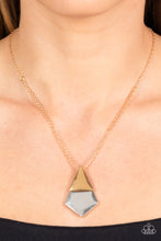 Load image into Gallery viewer, Necklaces Posh Pyramid - Gold