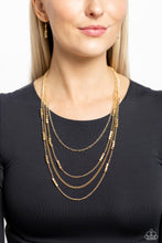 Load image into Gallery viewer, Necklaces Metallic Monarch - Gold N469