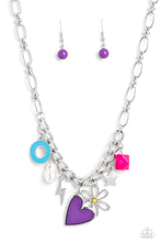 Load image into Gallery viewer, Necklaces Living in CHARM-ony - Purple SETY2