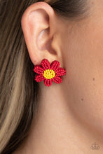 Load image into Gallery viewer, Earrings Sensational Seeds - Red E2323