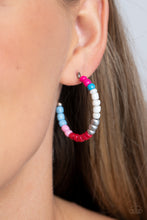Load image into Gallery viewer, Earrings Multicolored Mambo - Pink Multi E553