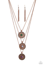 Load image into Gallery viewer, Necklaces Geographic Grace - Copper N2349