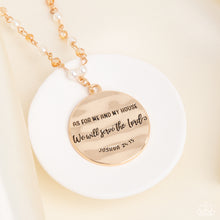Load image into Gallery viewer, Necklaces Serving the Lord - Gold N2315 Inspirational