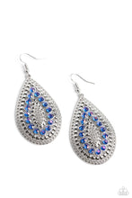 Load image into Gallery viewer, Earrings Spirited Socialite - Blue E2306
