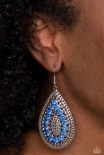 Load image into Gallery viewer, Earrings Spirited Socialite - Blue E2306