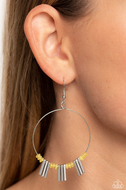Earrings Luxe Lagoon - Yellow E484