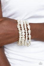 Load image into Gallery viewer, Bracelets Gossip PEARL - White B306