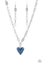 Load image into Gallery viewer, Necklace Kiss and SHELL - Blue N2145