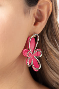 Earrings Glimmering Gardens - Pink E441