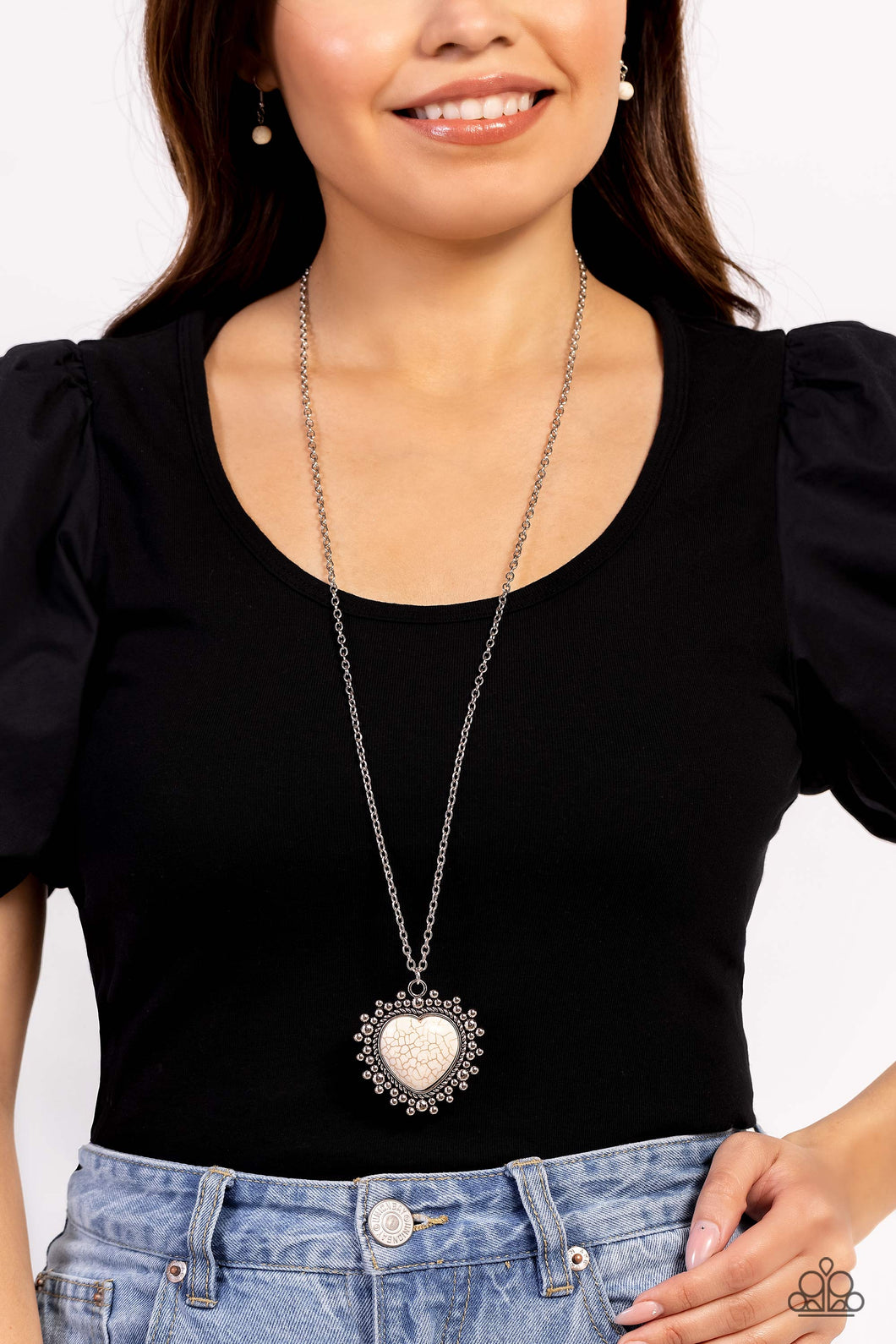 Necklaces Southwestern Sentiment - White VDAY V507