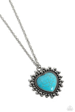 Load image into Gallery viewer, Necklaces Southwestern Sentiment - Blue VDAY V507