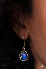 Load image into Gallery viewer, Necklace Glittering Geometrics - Brass N2176