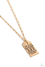 Load image into Gallery viewer, Necklaces Possible Pendant - Gold Inspirational N2224
