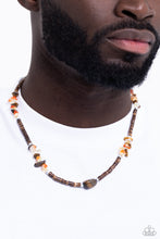 Load image into Gallery viewer, Urban Necklaces Stony Survivor - Brown UR75