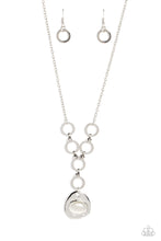 Load image into Gallery viewer, Necklaces Get OVAL It - White N304