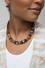 Load image into Gallery viewer, Necklaces Warped Whimsicality - Brown SETM