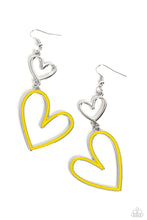 Load image into Gallery viewer, Earrings Pristine Pizzazz - Yellow VDAY V151