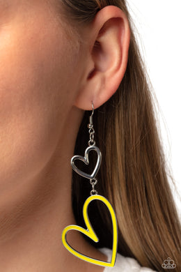 Earrings Pristine Pizzazz - Yellow VDAY V151