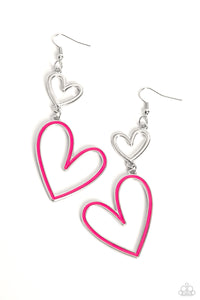 Earrings Pristine Pizzazz - Pink VDAY V151