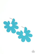 Load image into Gallery viewer, Earrings Flower Power Fantasy - Blue E516