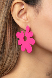 Earrings Flower Power Fantasy - Pink E516