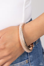 Load image into Gallery viewer, Bracelets Rippling Reunion - Rose Gold B221