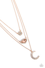 Load image into Gallery viewer, Necklaces Lunar Lineup - Rose Gold N2133