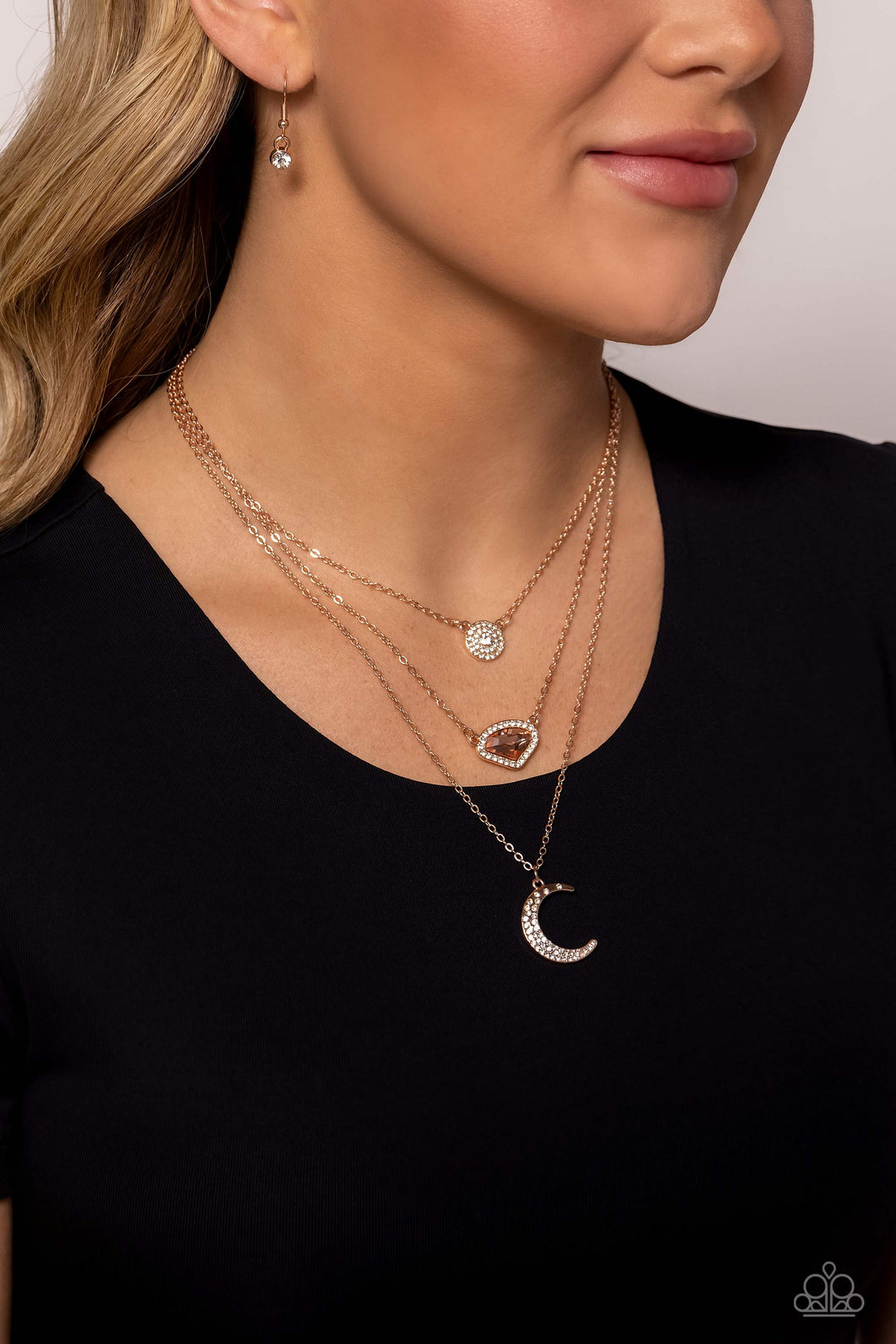 Necklaces Lunar Lineup - Rose Gold N2133