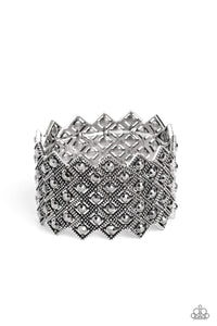 Bracelet DECO in the Rough - Silver B2282