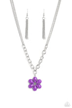 Load image into Gallery viewer, Necklaces Dazzling Dahlia - Purple N194