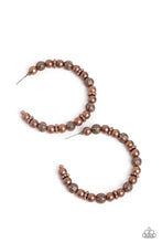 Load image into Gallery viewer, Earrings Rebuilt Ruins - Copper Hoops E180