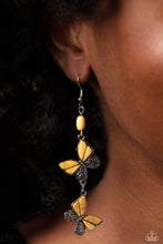 Load image into Gallery viewer, Earrings Spirited Soar - Yellow E536