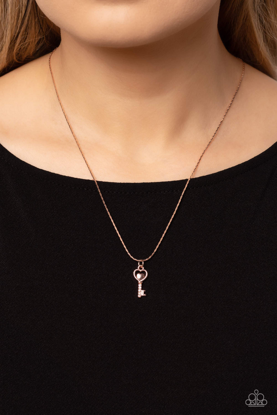 Necklaces LOVE-Locked - Rose Gold VDAY V112