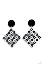 Load image into Gallery viewer, Earrings Vintage Vaudeville - Black E351